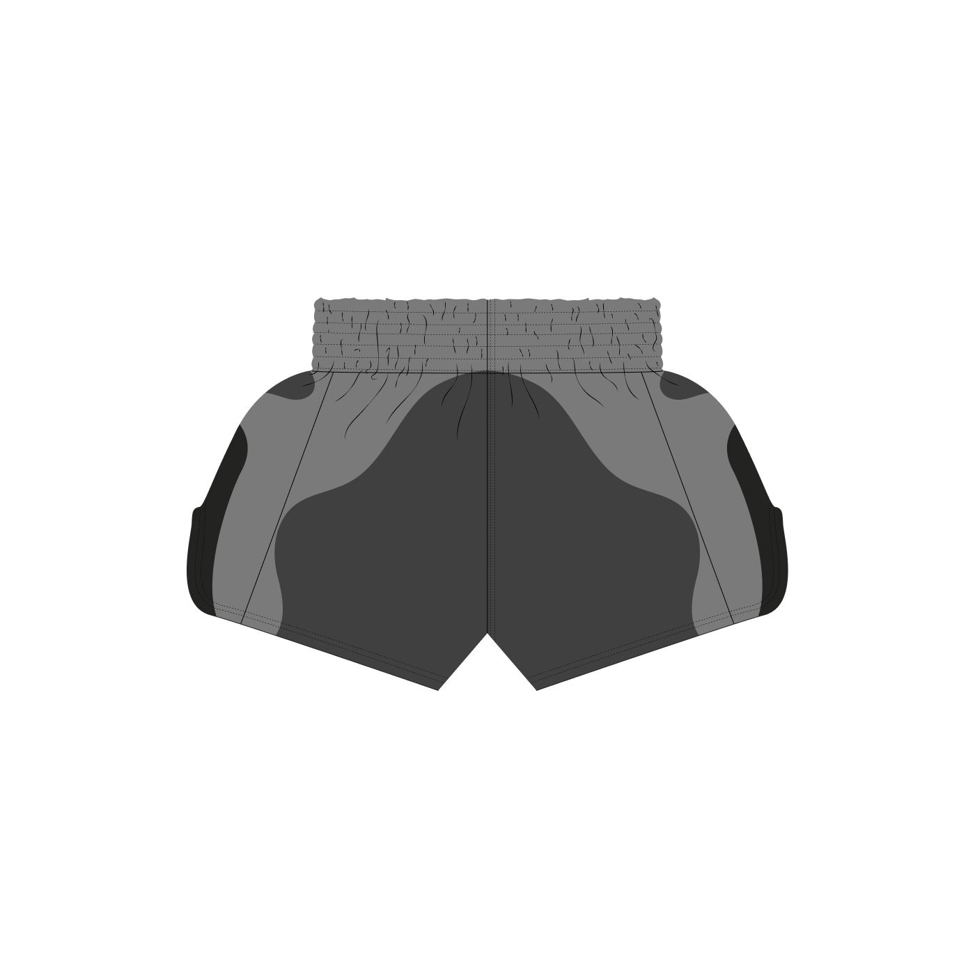 grey shorts