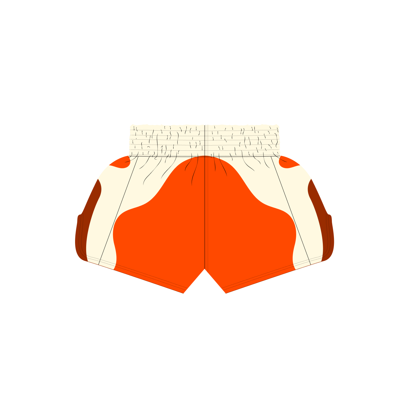 shorts orange
