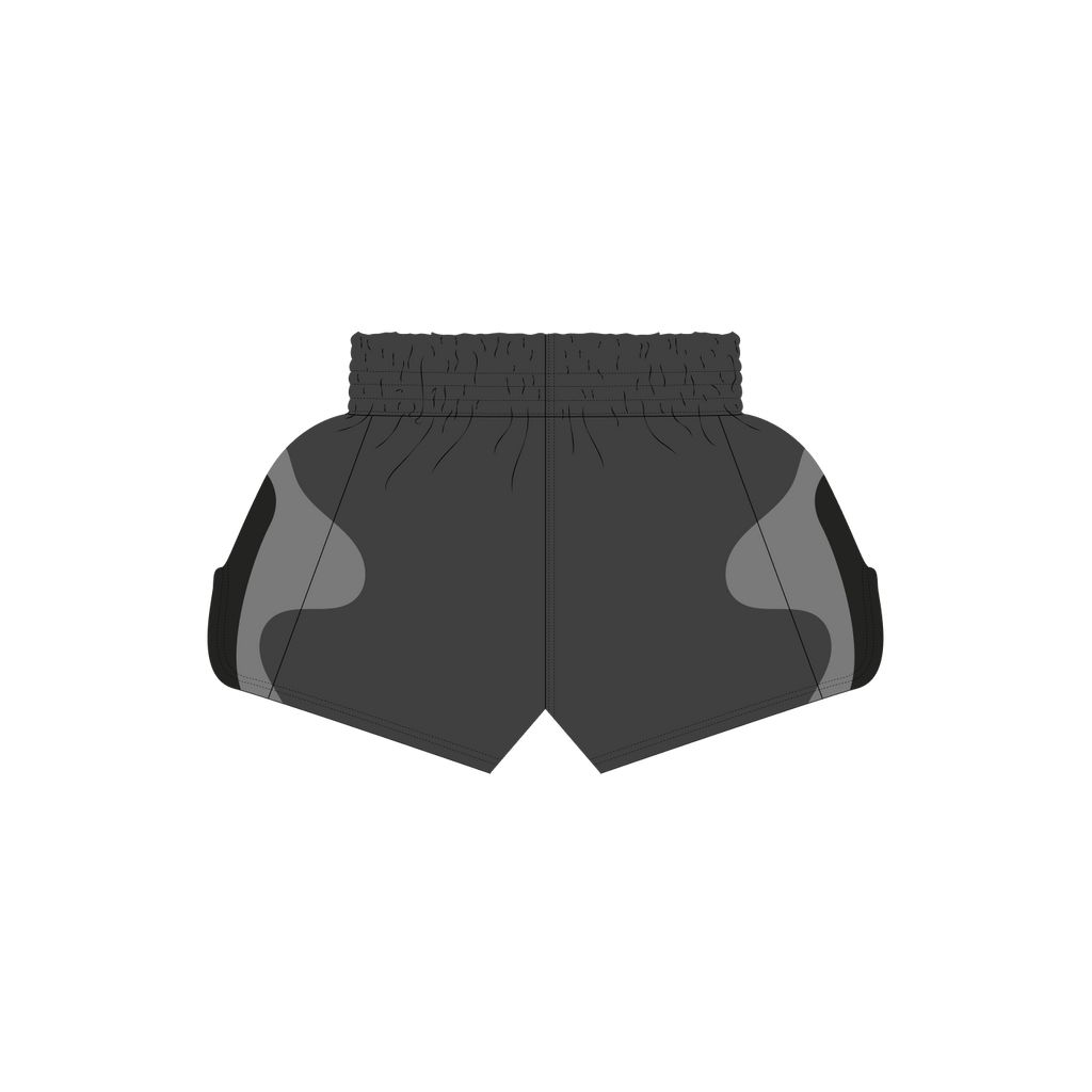 grey shorts