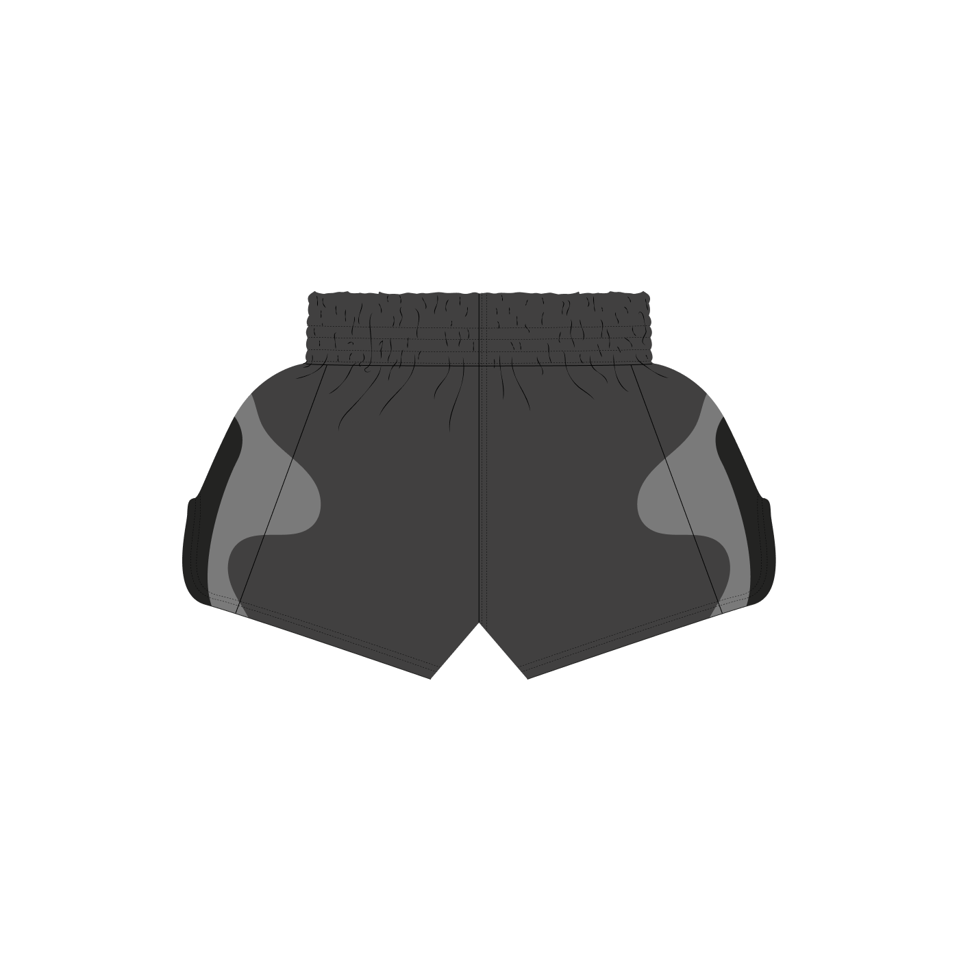 grey shorts