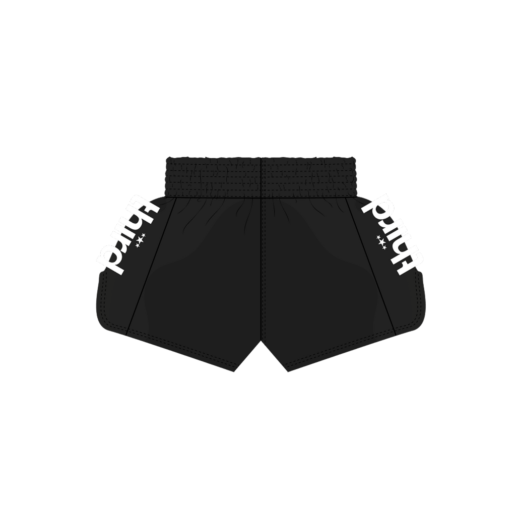 shorts black and white