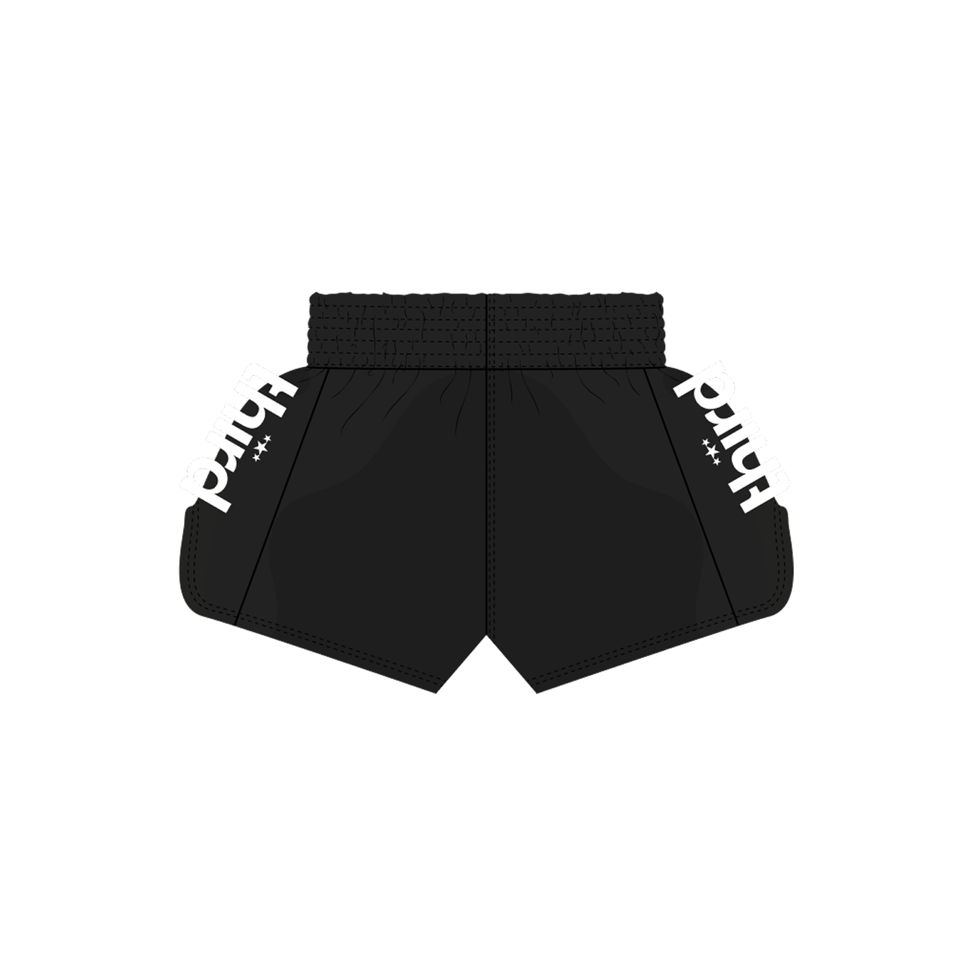 shorts black and white