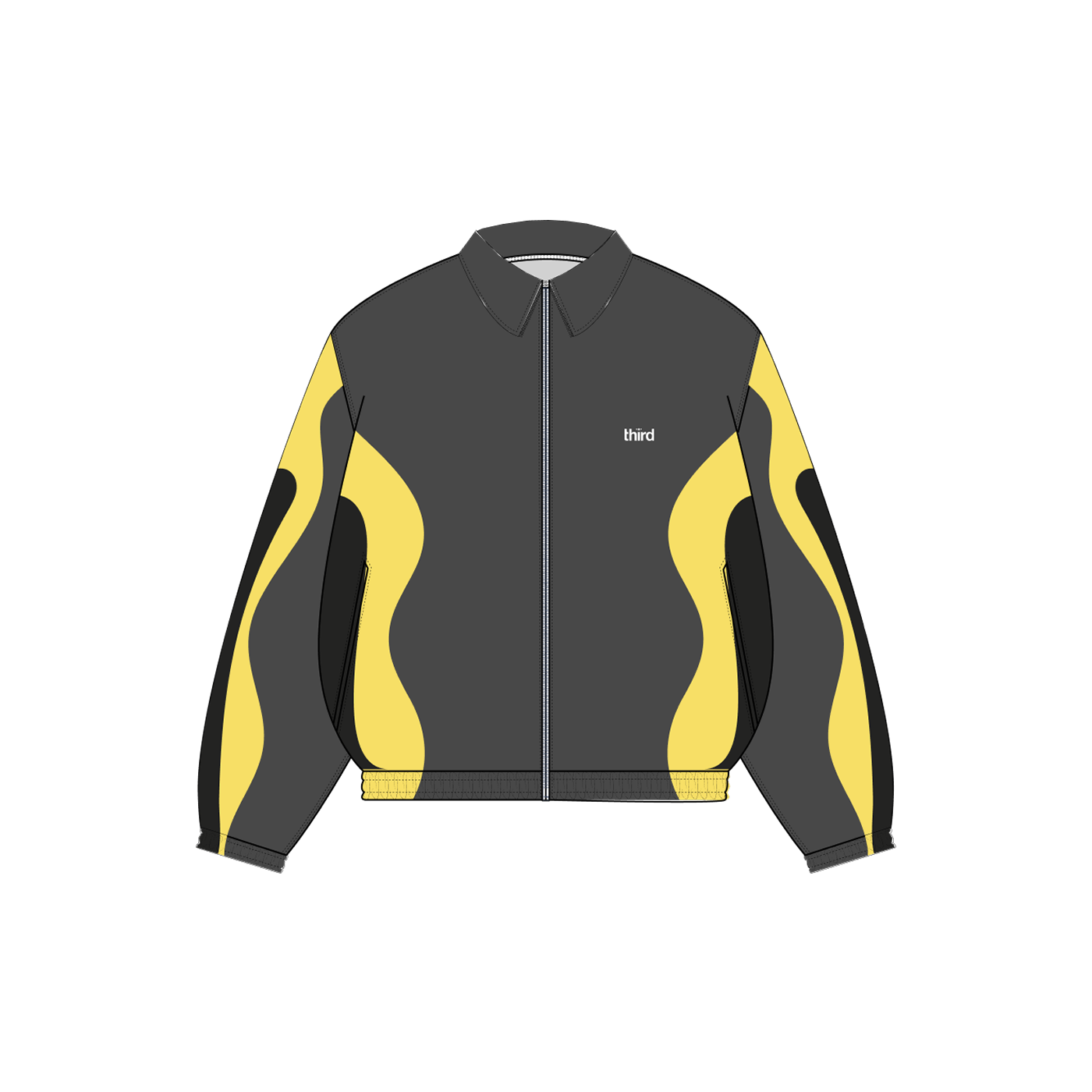 yellow track top